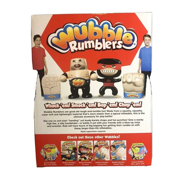 Wubble Rumblers INFLATABLE FURIOUS FIST With Pump Blow Up Battle Hand NIB - Picture 2 of 2